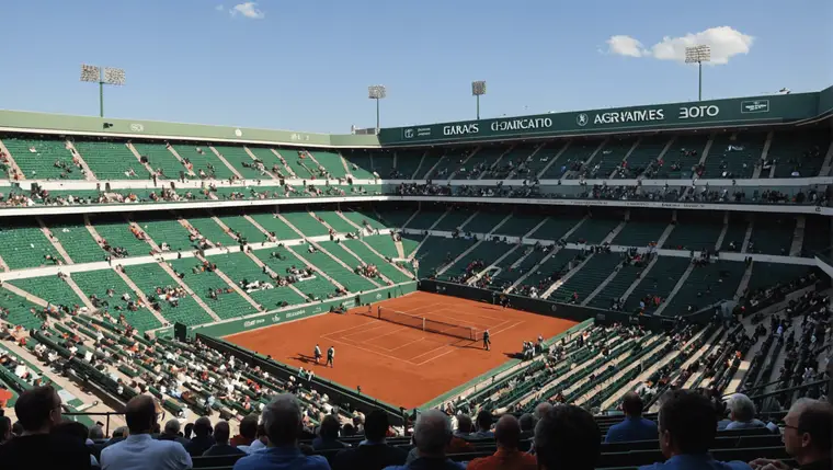 Supporter suivant un match de tennis en direct dans son salon