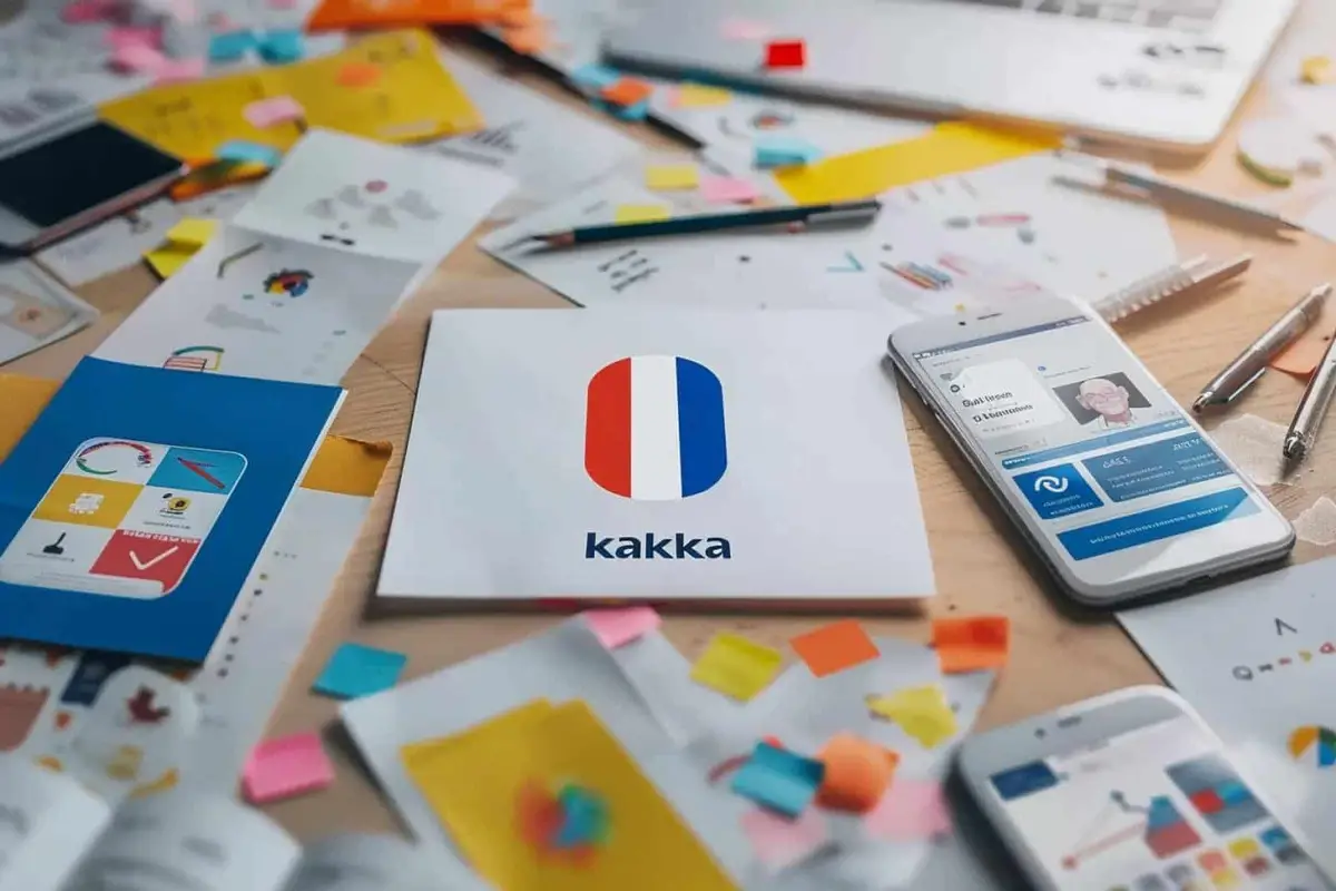Entrepreneuse préparant un prototype et un colis dans un atelier français