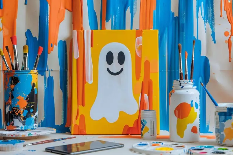 Créateur dessinant un logo minimaliste sur carnet avec nuanciers colorés