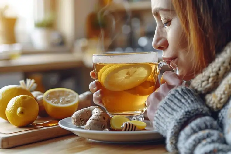 Verre d’eau et aliments riches en eau pour soulager une bouche sèche