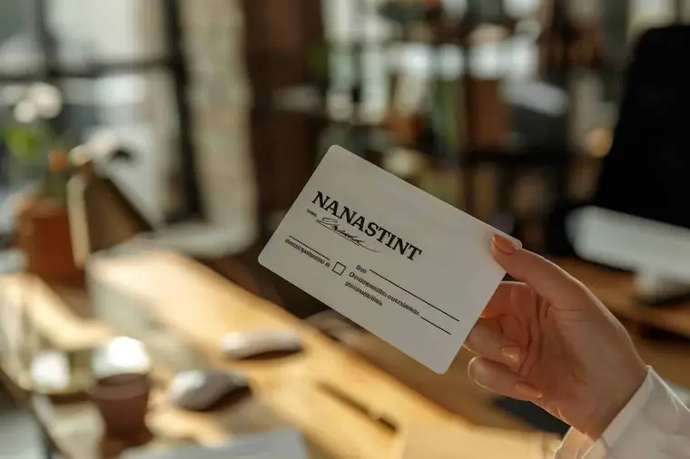 Carte de complémentaire santé tenue devant un dossier médical fermé