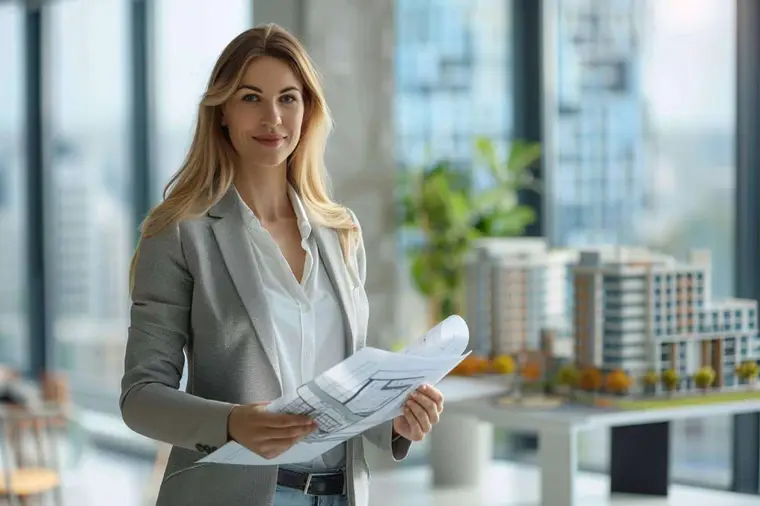 Investisseur examinant documents, calculatrice et clés pour un achat locatif
