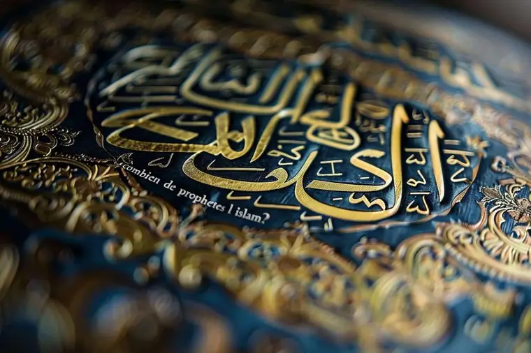 Livre religieux fermé sur un lutrin en bois dans une bibliothèque de mosquée